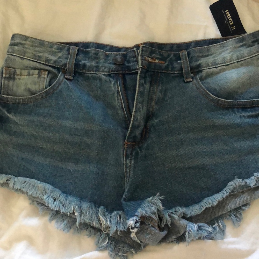 denim shorts